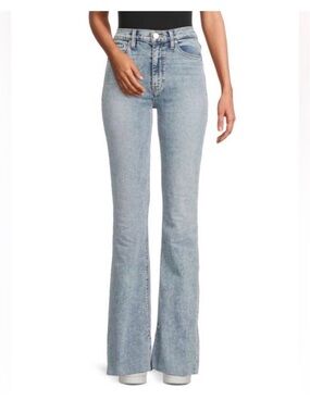 Hudson Barbara High-Rise Light Wash Flared Jeans - Women (Medium) NWT MSRP$195